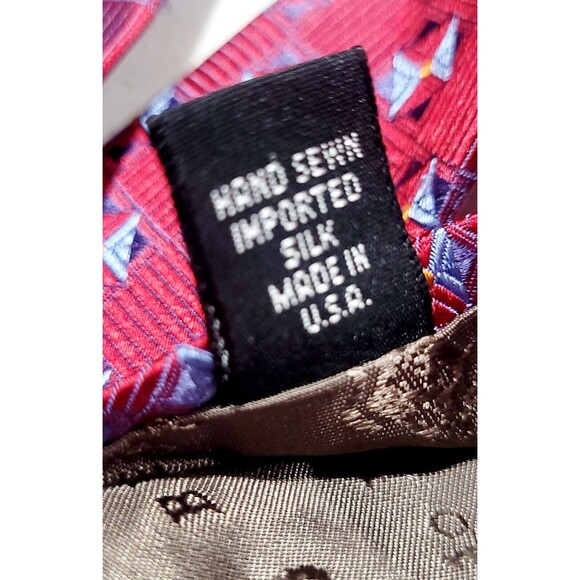 ROBERT TALBOTT BEST OF CLASS The Ascot Shop Geometric Print 100% SILK Tie $155 - Picture 7 of 8